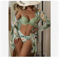 Damen Strandüberwurf-Set mit stylischem Druck WW