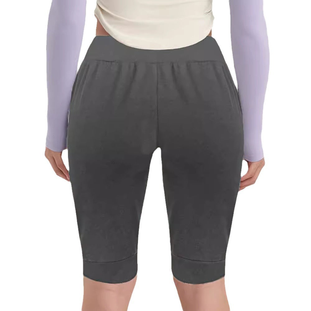 Damen bequeme Jersey-Shorts mit elastischem Bund und praktischen Seitentaschen WW