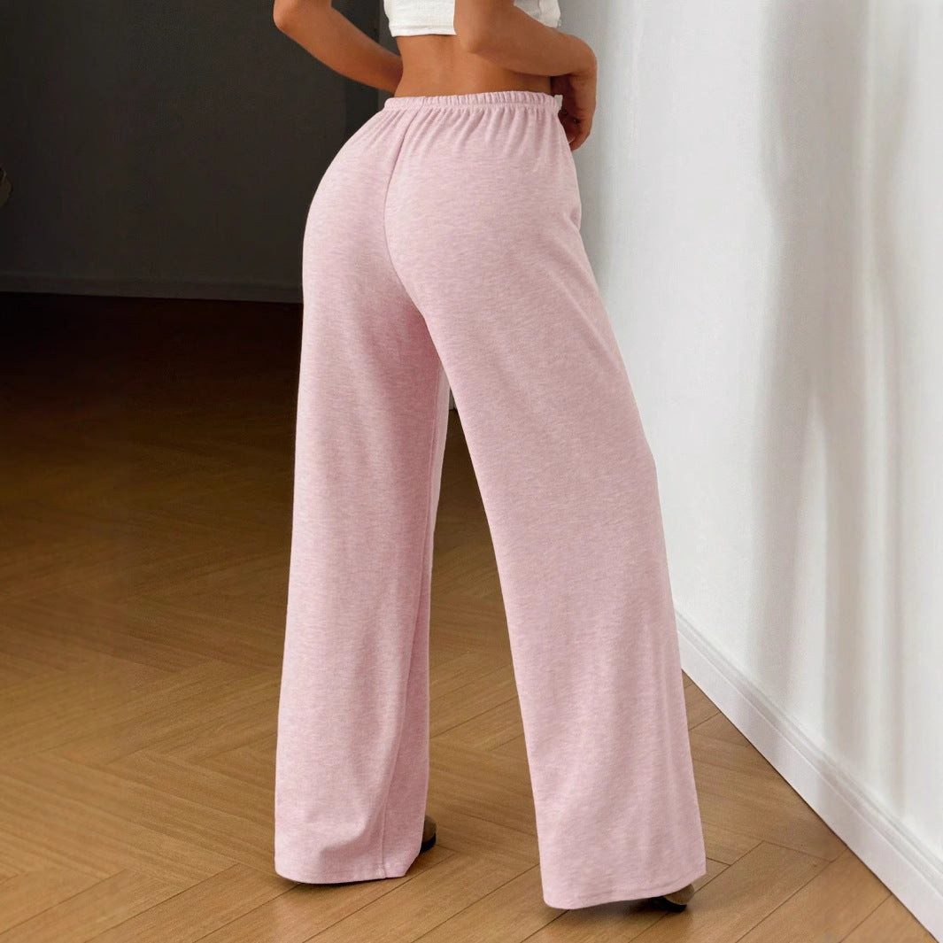 Damen Freizeit-Hose mit weitem Schnitt und bequemem Gummibund W&W Mode
