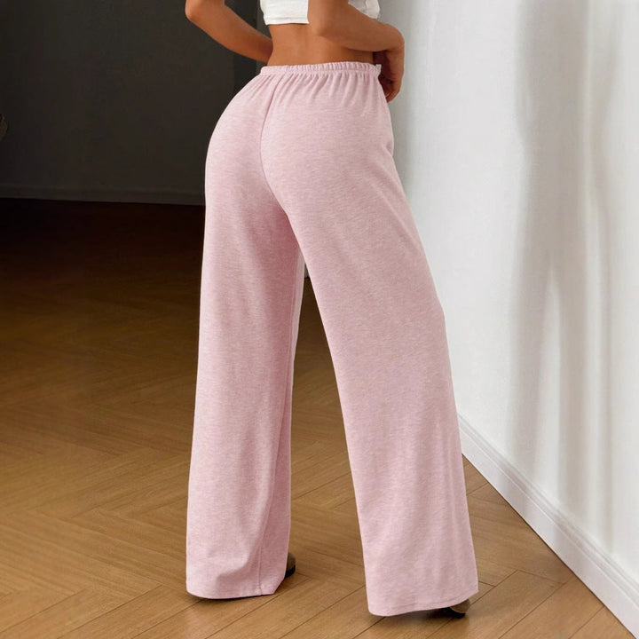 Damen Freizeit-Hose mit weitem Schnitt und bequemem Gummibund W&W Mode