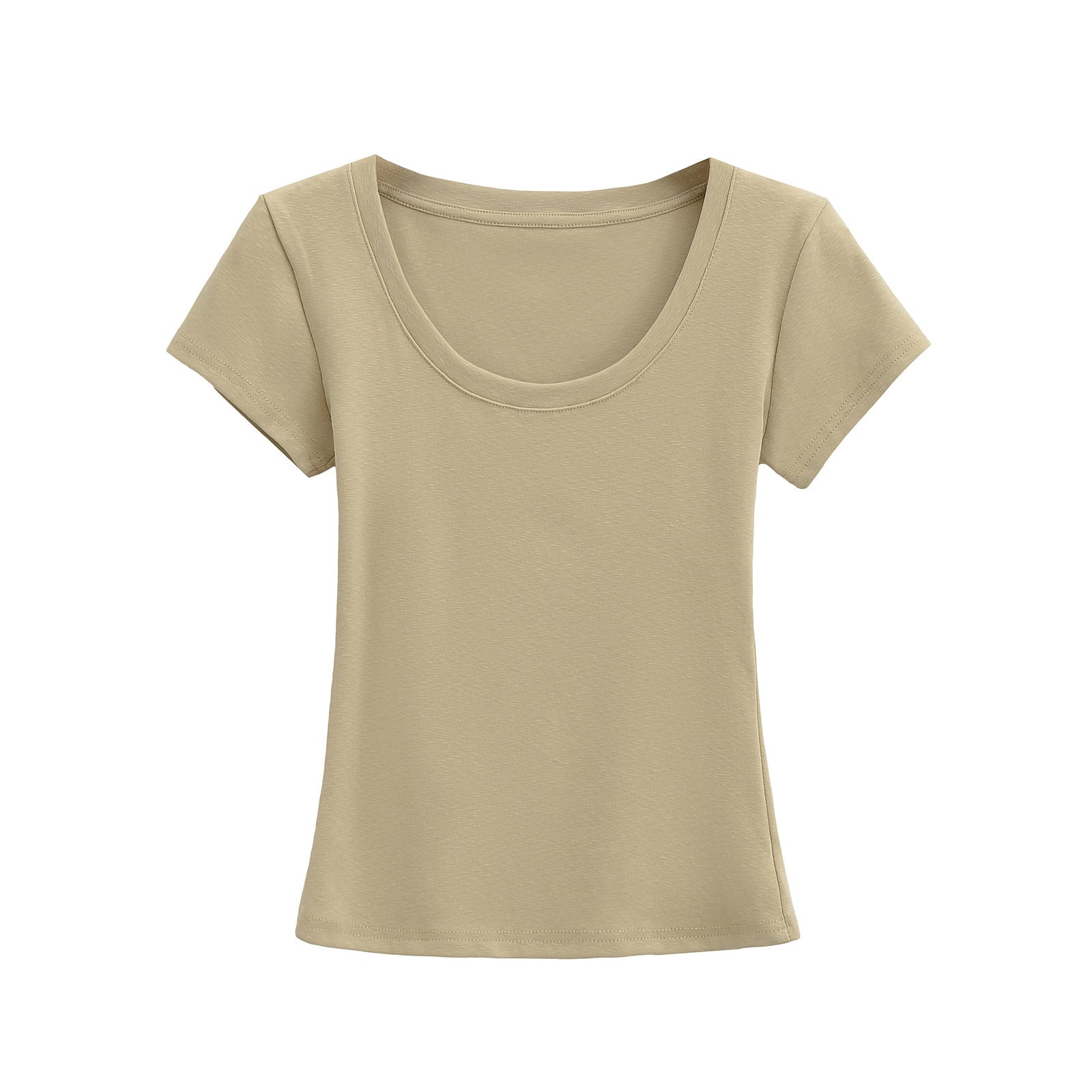 Damen Rundhals T-Shirt aus atmungsaktivem Material mit strukturierter Oberfläche WW