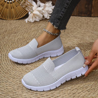 Damen Atmungsaktive Slip-On Sneakers mit flexiblem Sohlenkomfort WW