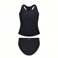 Damen Schwimmanzug mit figurformendem Schnitt und elegantem Raffungseffekt WW