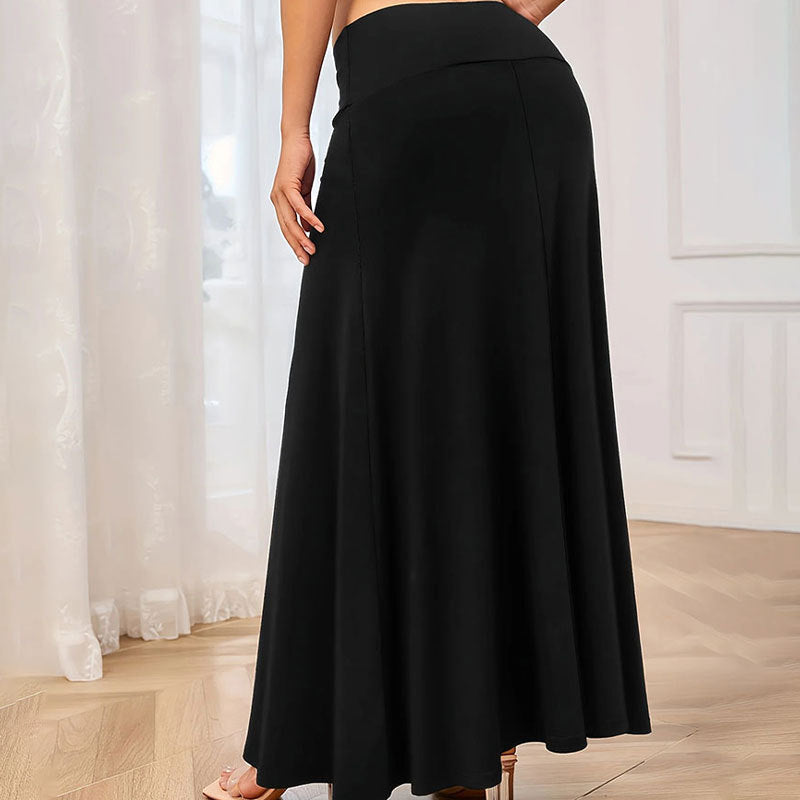 Damen nahtloser Maxirock W&W