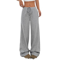 Damen bequeme Relaxhose mit weichem Material und elastischem Bund WW