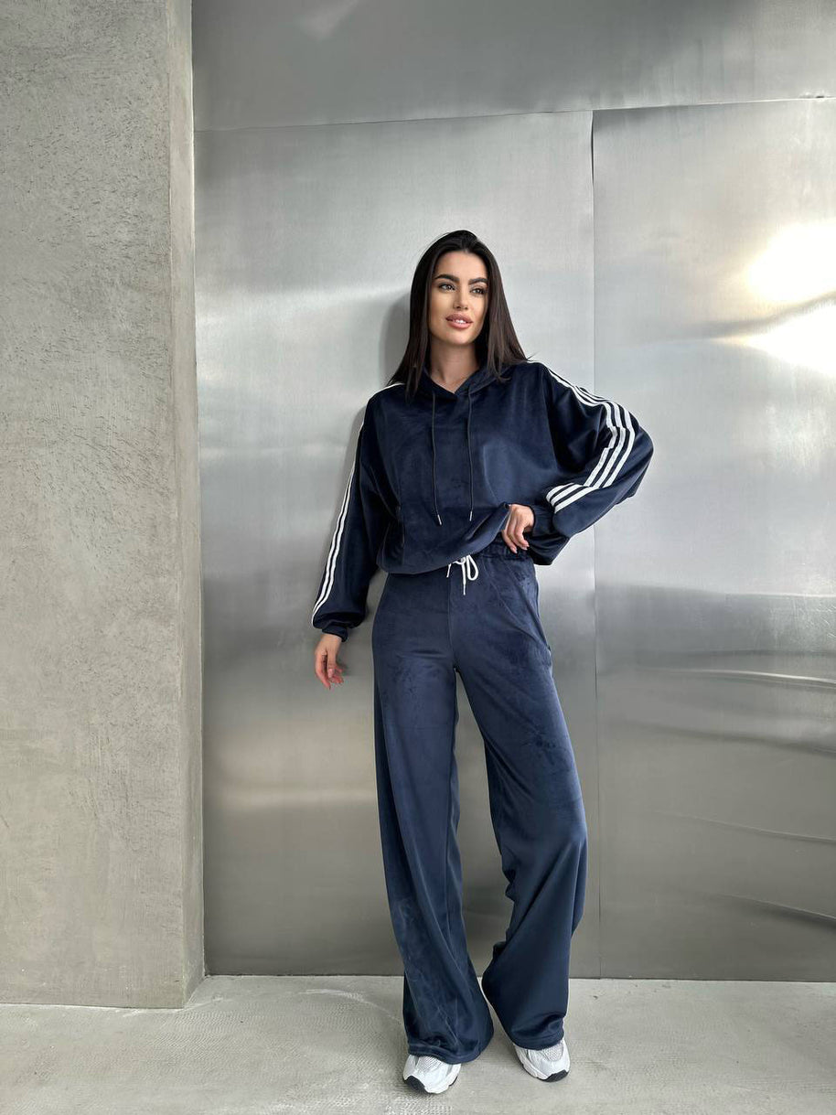 Damen Sportliches Fleece-Set mit weitem Schnitt WW