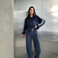 Damen Sportliches Fleece-Set mit weitem Schnitt WW