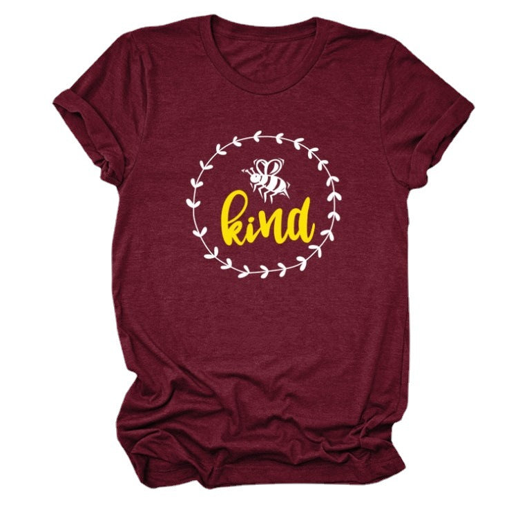 Damen Grafik-T-Shirt mit inspirierendem Bienenmotiv WW