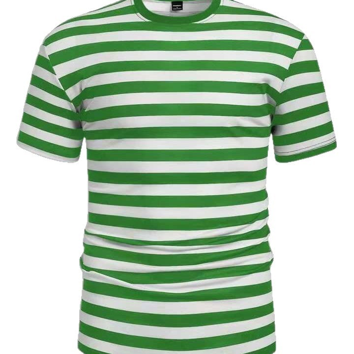 Herren Freizeit T-Shirt mit auffälligen Streifen WW