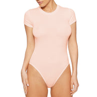 Damen Body mit kurzem Arm und figurbetontem Schnitt WW