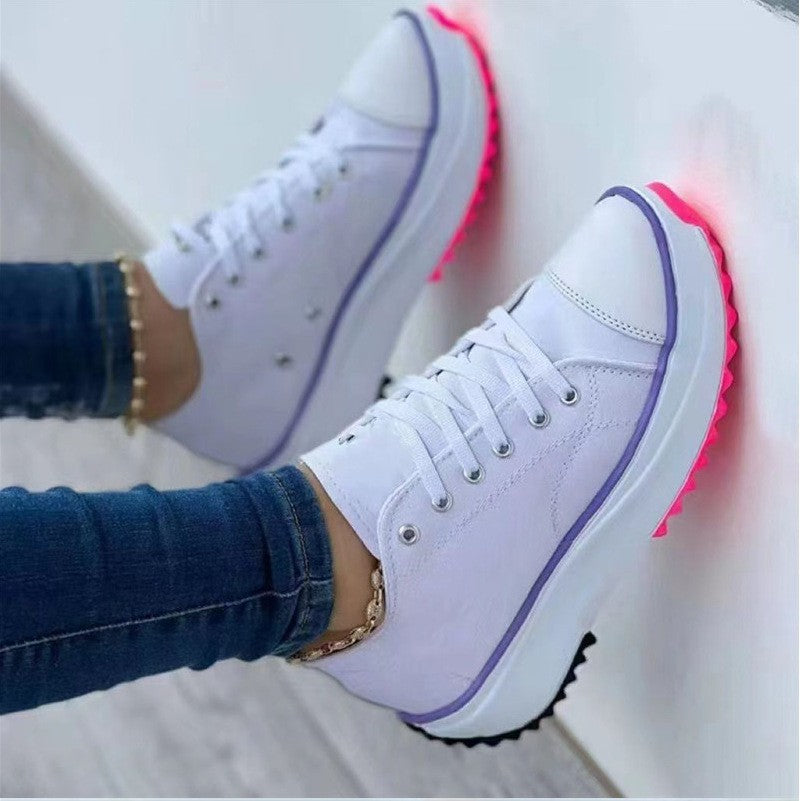 Damen Trendige Sneakers im modernen Canvas-Design mit hervorragendem Tragekomfort WW