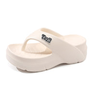 Femme Leichte Flip-Flop Sandalen mit Gepolstertem Fußgewölbe WW