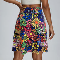 Damen Sportlicher Rock mit integrierten Shorts und praktischer Smartphone-Tasche WW