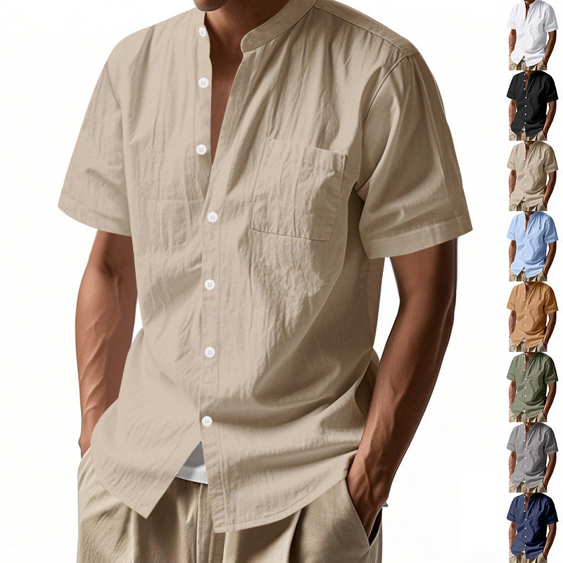 Herren Kurzarm Hemd WW