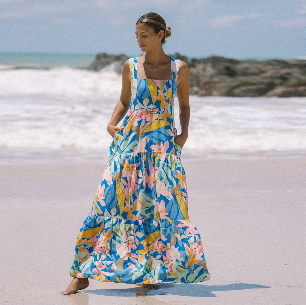 Damen Sommerliches Maxikleid WW