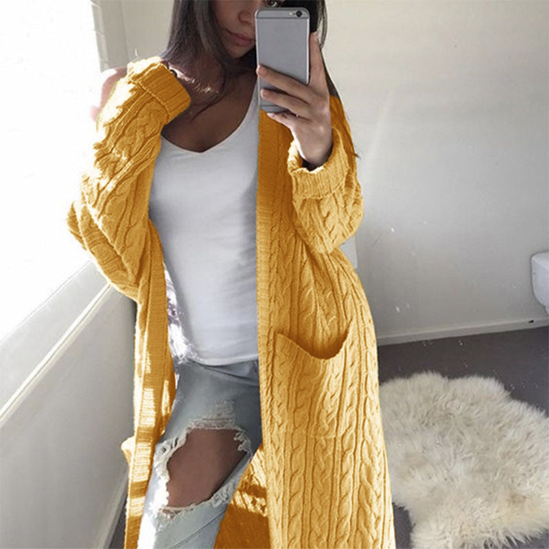Damen Strickjacke mit Taschen WW