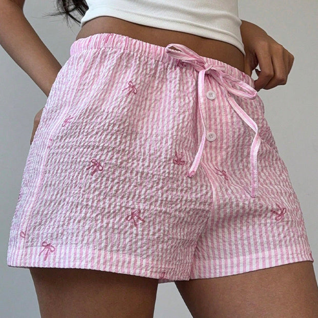 Damen Schlafshorts mit verstellbarem Bund WW