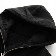 Damen sportliche Übergangsjacke mit Kapuze und seitlichen Reißverschlüssen WW