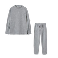 Damen Sportliches Jogginganzug-Set mit komfortablem Schnitt und hohem Kragen WW