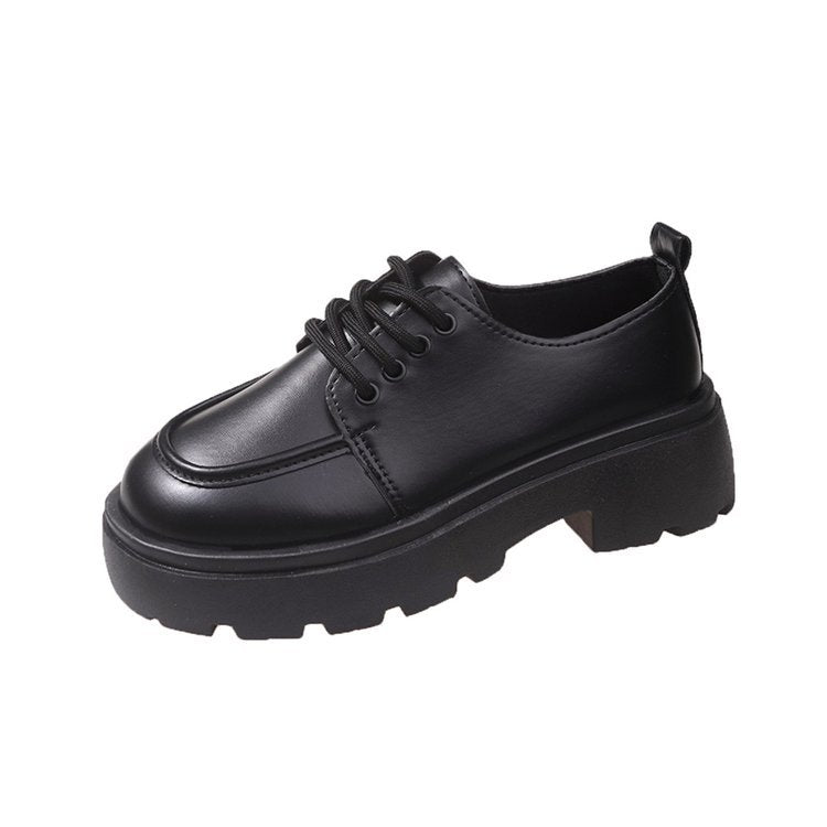 Damen klobige Plateau Schnürschuhe W&W Mode