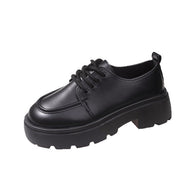 Damen klobige Plateau Schnürschuhe W&W
