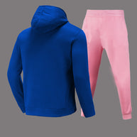 Damen bequemer Kapuzenpullover und Jogginghose Set mit auffälligem Auto-Motiv WW