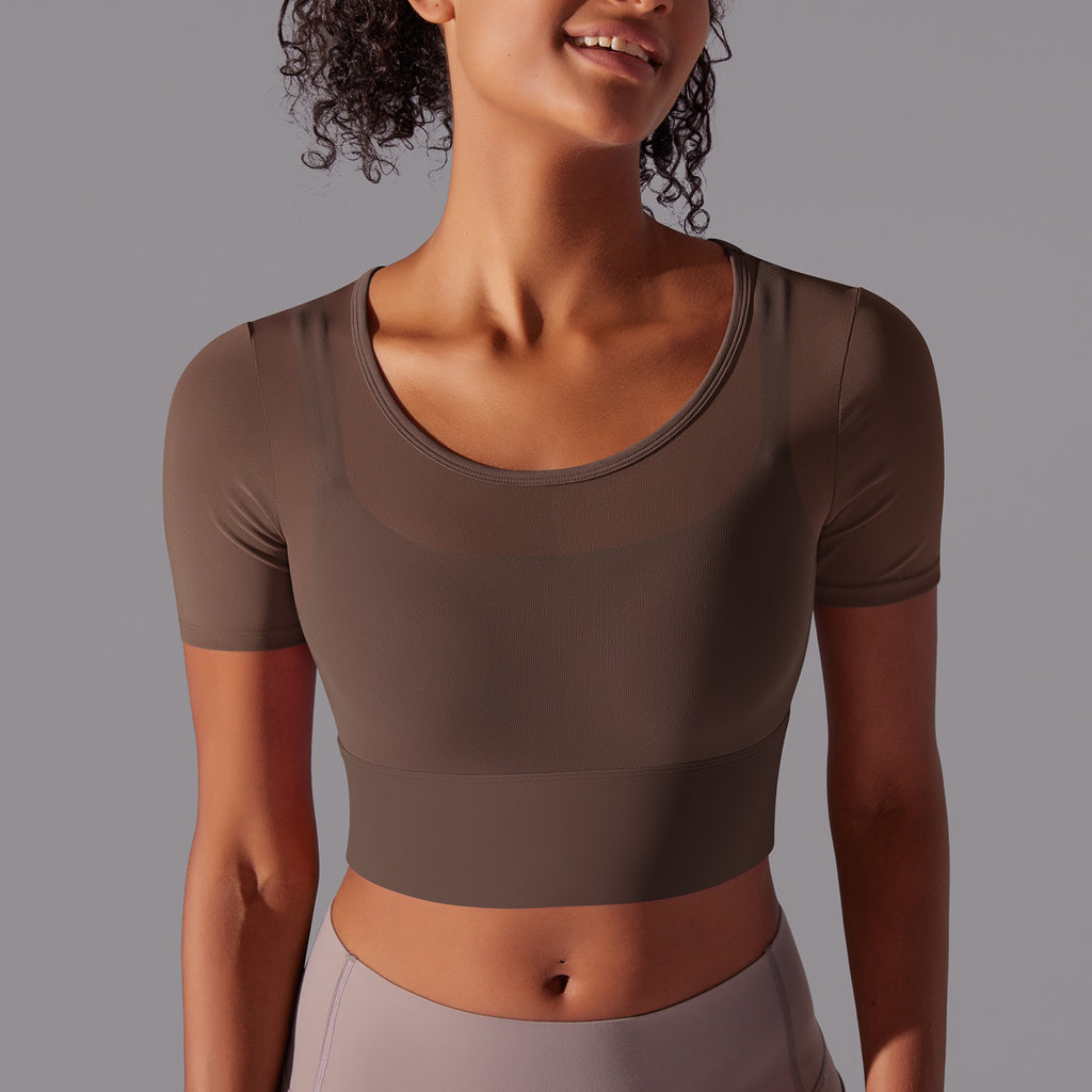 Damen Fitness Crop Top WW