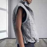 Damen Steppweste mit praktischen Taschen WW