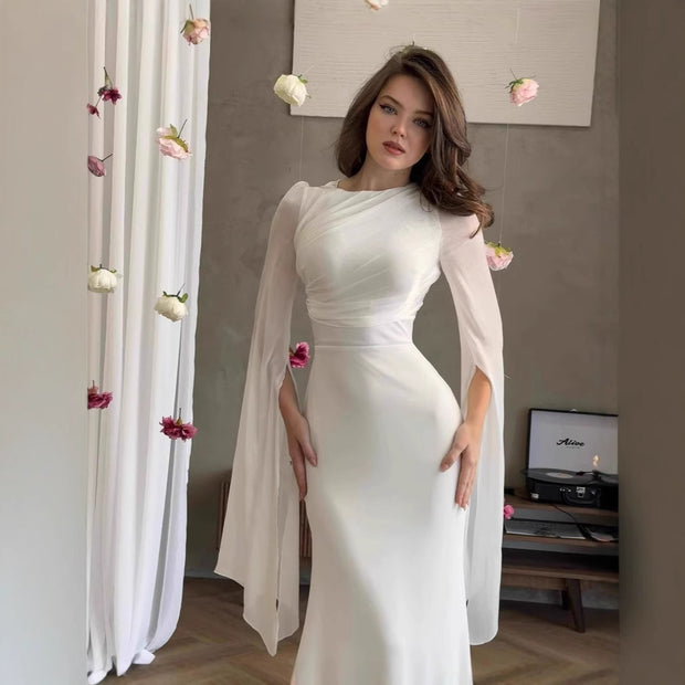 Damen Abendkleid mit eleganter Drapierung WW