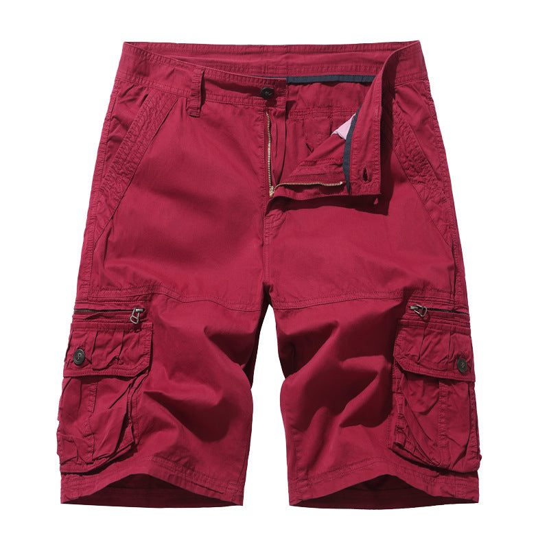 Herren Cargo-Shorts mit Mehrfachtaschen-Design W&W Mode
