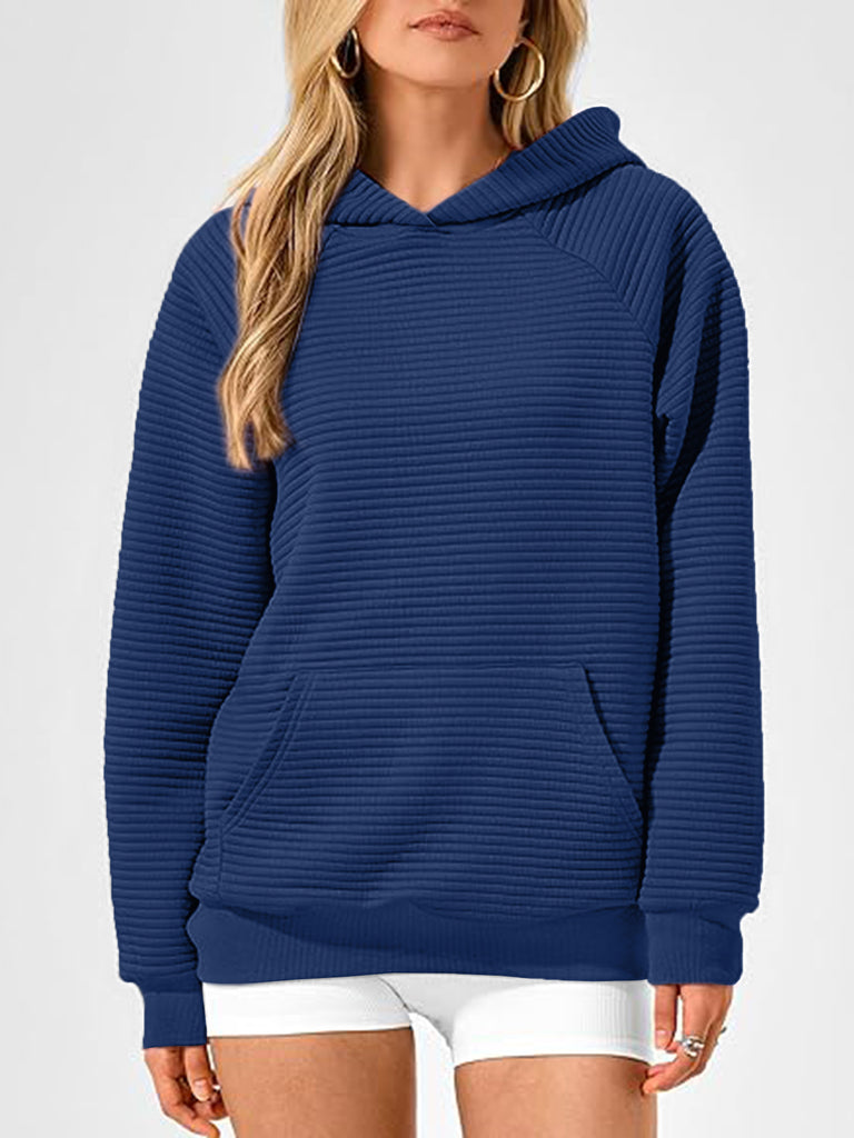 Damen Hoodie mit strukturiertem Design und bequemer Passform WW