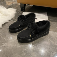Damen Bequeme Hausschuhe mit flauschigem Innenfutter und modischem Schnitt WW