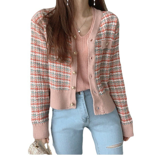 Damen Strickjacke im eleganten Bouclé-Stil WW