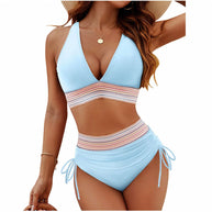 Damen Anpassbares Hochtailliertes Bikini Set WW