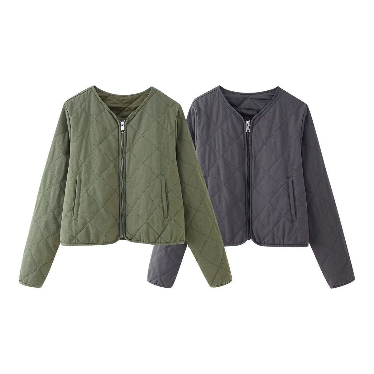 Damen Steppjacke mit praktischen Eingrifftaschen WW