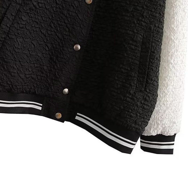 Damen Sportliche Bomberjacke mit strukturiertem Obermaterial und eleganten Details WW