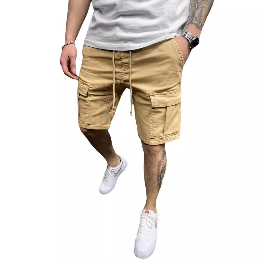 Herren Cargo-Shorts mit Utility-Taschen W&W Mode
