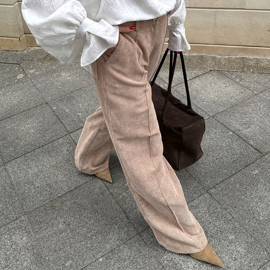 Damen Weite Cordhose WW