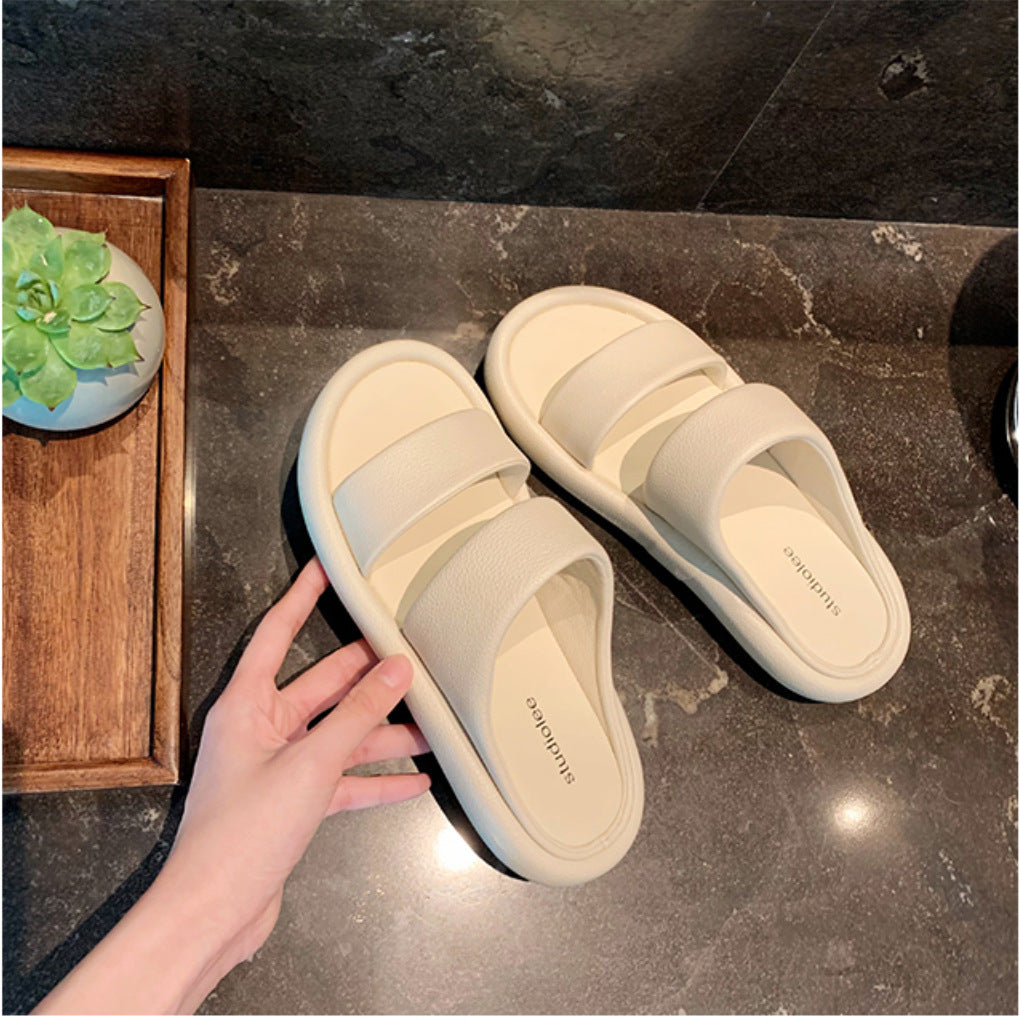 Damen komfortable Riemensandalen mit flexiblem Fußbett WW