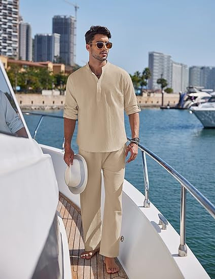 Herren Relaxed Fit Küsten Lounge Set WW