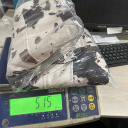 Damen Steppjacke im Cowprint Design mit klassischem Schnitt WW