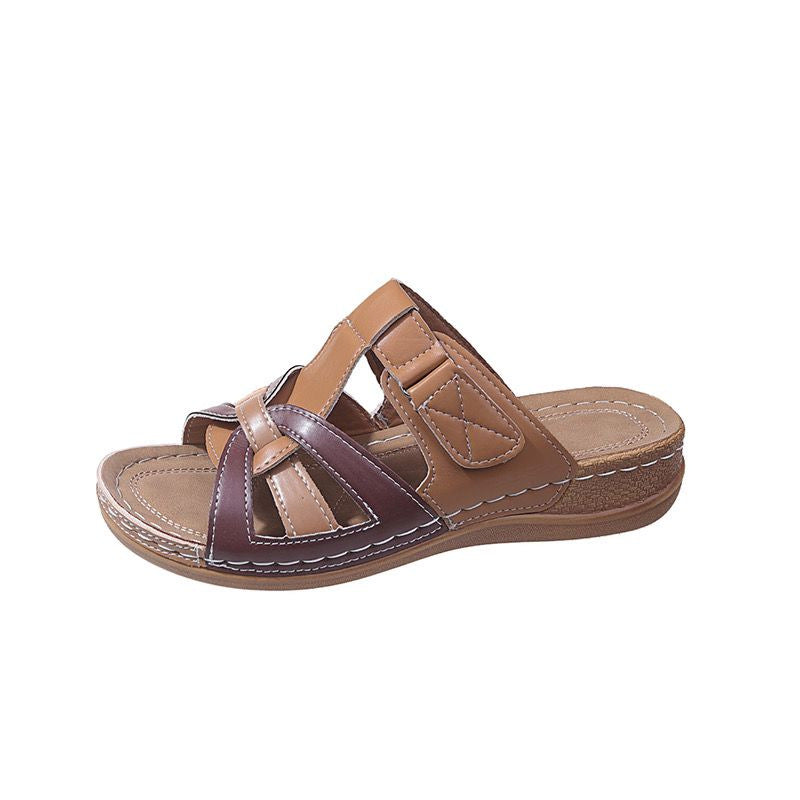 Damen Relax-Sandalen mit ergonomischem Fußbett und verstellbaren Riemen WW