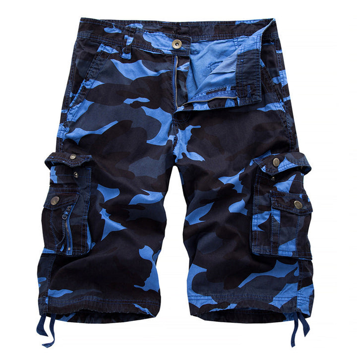 Herren Cargo-Shorts mit Mehrfachtaschen-Nutzungsdesign W&W Mode