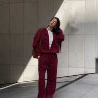 Damen Sportliche Kapuzenjacke WW