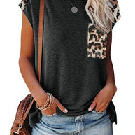 Damen Freizeit T-Shirt mit tierischem Motiv und bequemen Schnitt WW