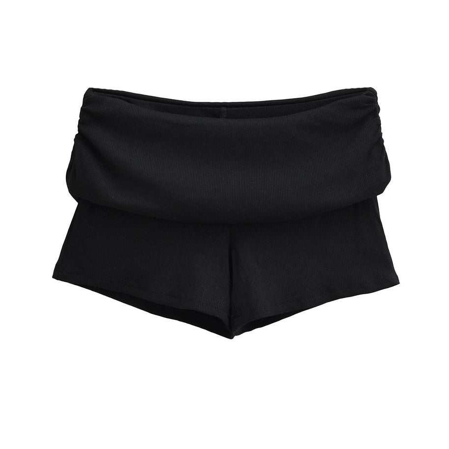 Damen Sportliche Jersey-Shorts mit breitem Bündchen WW