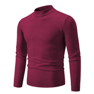 Herren Rollkragenpullover aus weichem Strickmaterial WW