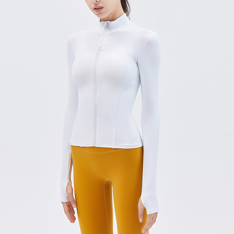 Damen Funktionsjacke mit mittlerer Länge und hohem Kragen WW