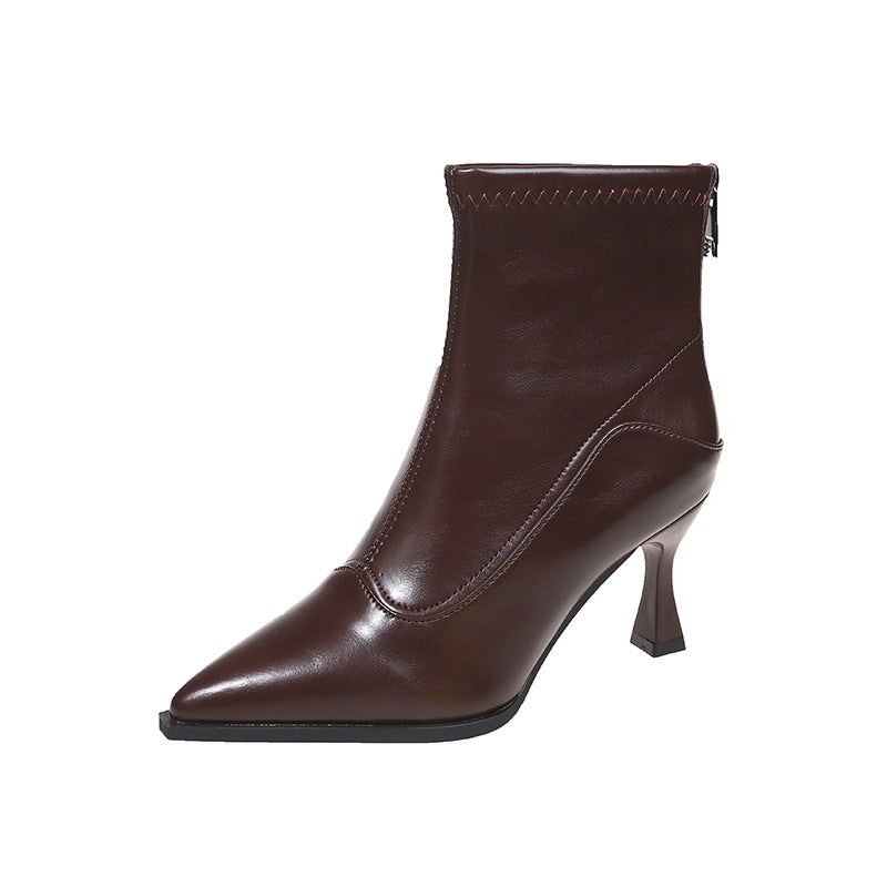 Damen elegante spitze Stiefeletten WW
