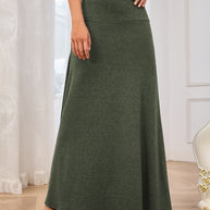 Damen nahtloser Maxirock W&W